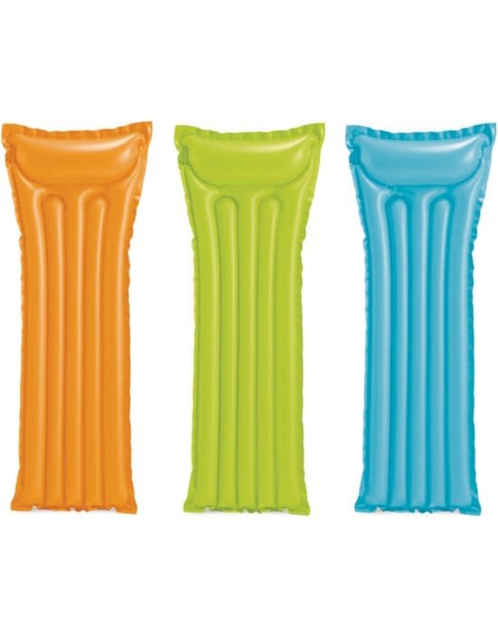 INTEX Intex luchtbed Economats 183 x 69 cm keuze uit groen blauw of oranje