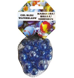 MERKLOOS 20+1 Kristal Blauw Knikkers