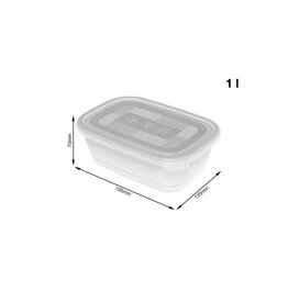 ROTHO Rotho Set vriesboxen 3 x 1 liter