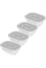 ROTHO Rotho Freeze Set van 4 diepvriesdozen 0.5l met deksel