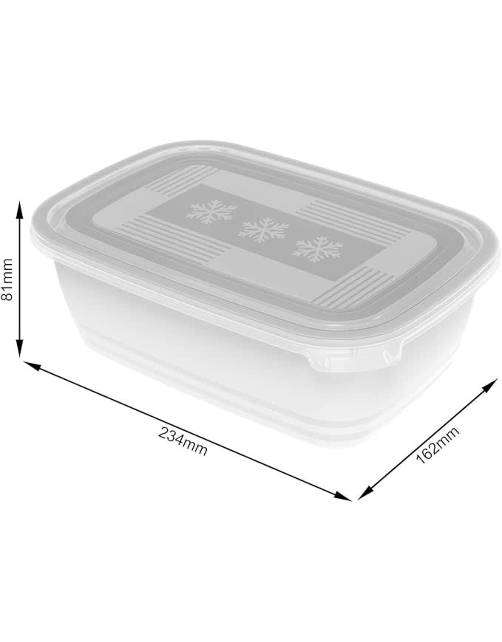 ROTHO Rotho Freeze Set van 2 diepvriesbakken 1.9l met deksel