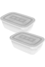 ROTHO Rotho Freeze Set van 2 diepvriesbakken 1.9l met deksel