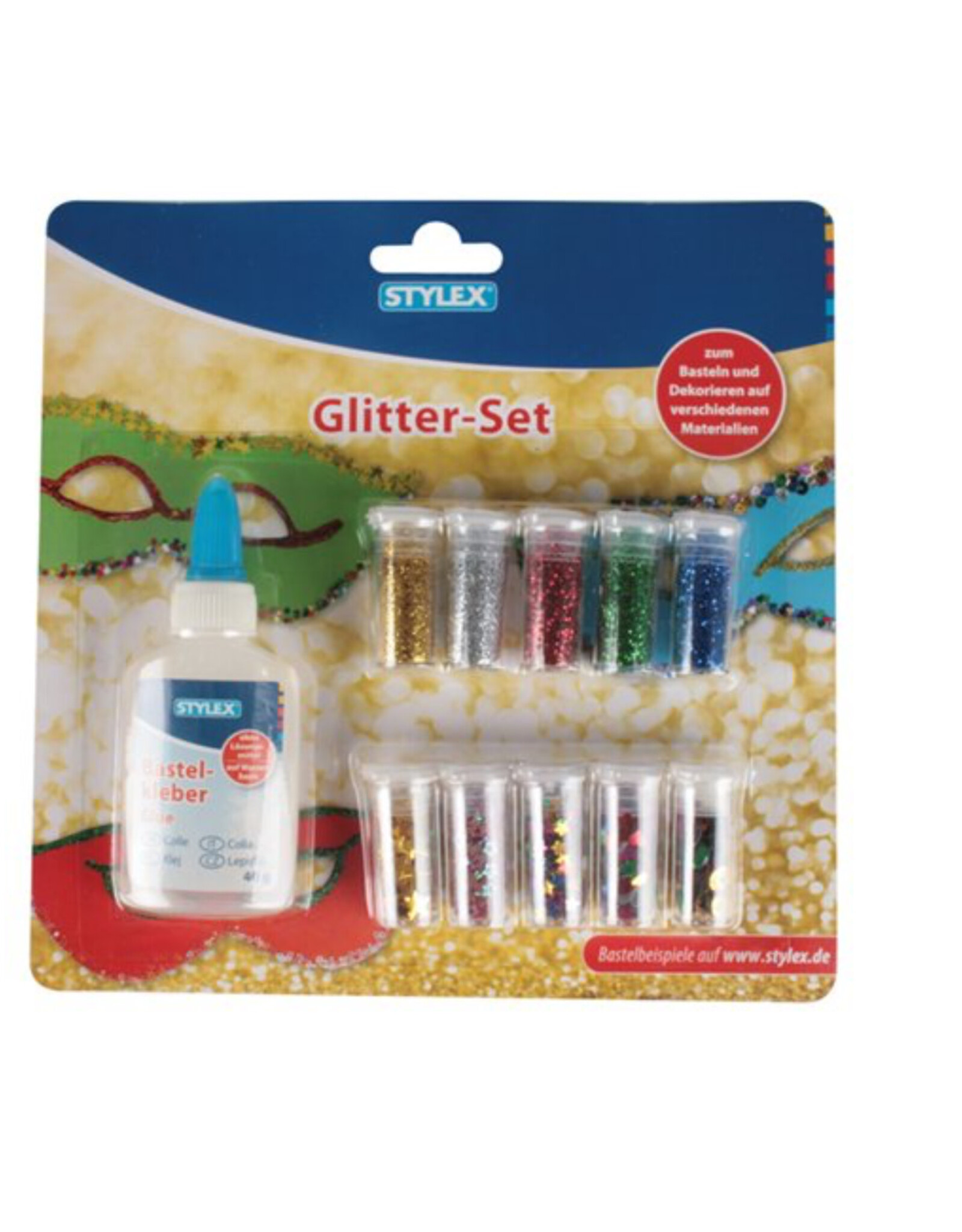 stylex Glitterset op kaart Stylex 11 dig
