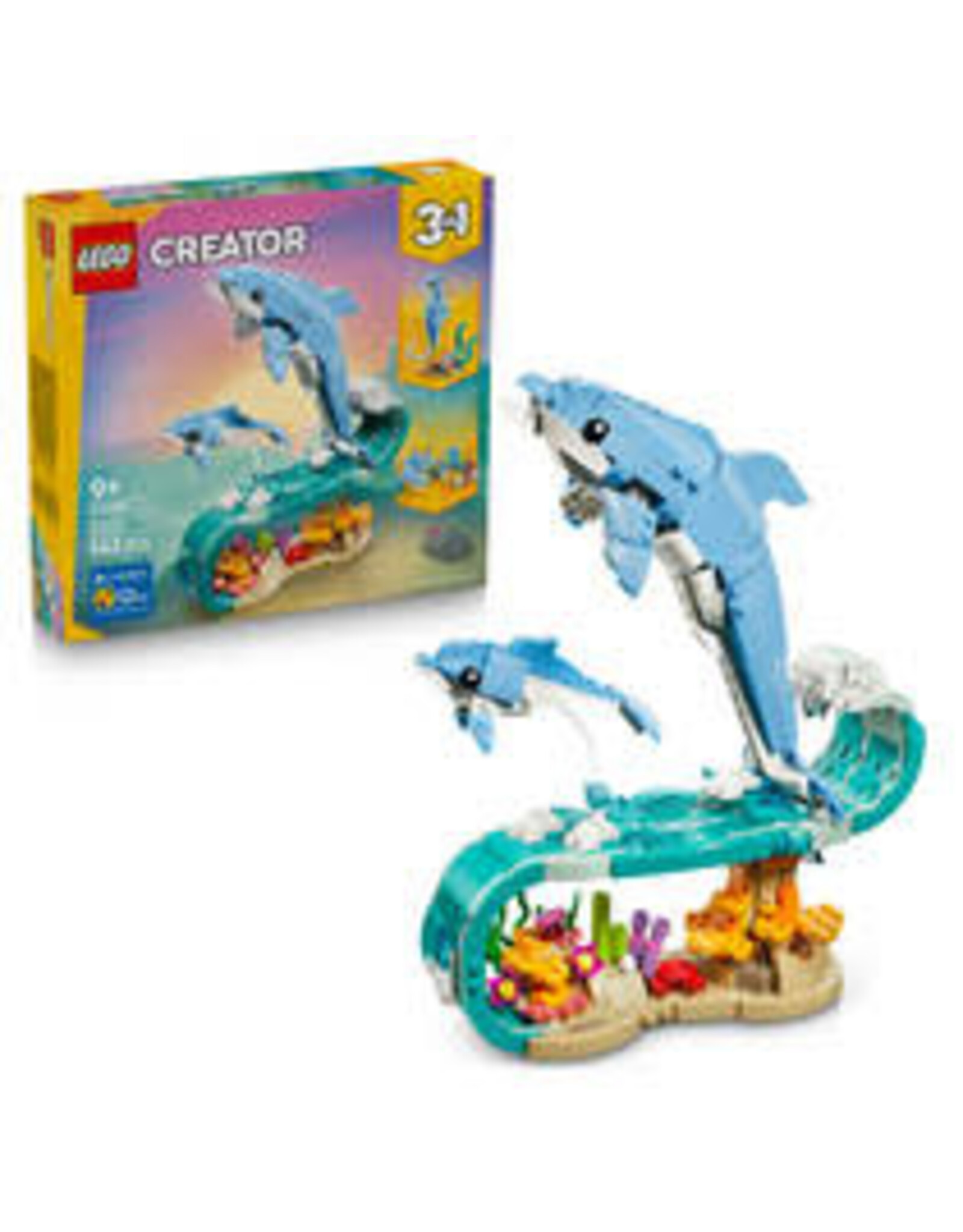 Lego Creator LEGO Creator 3-in-1 zeedieren prachtige dolfijnen 31385