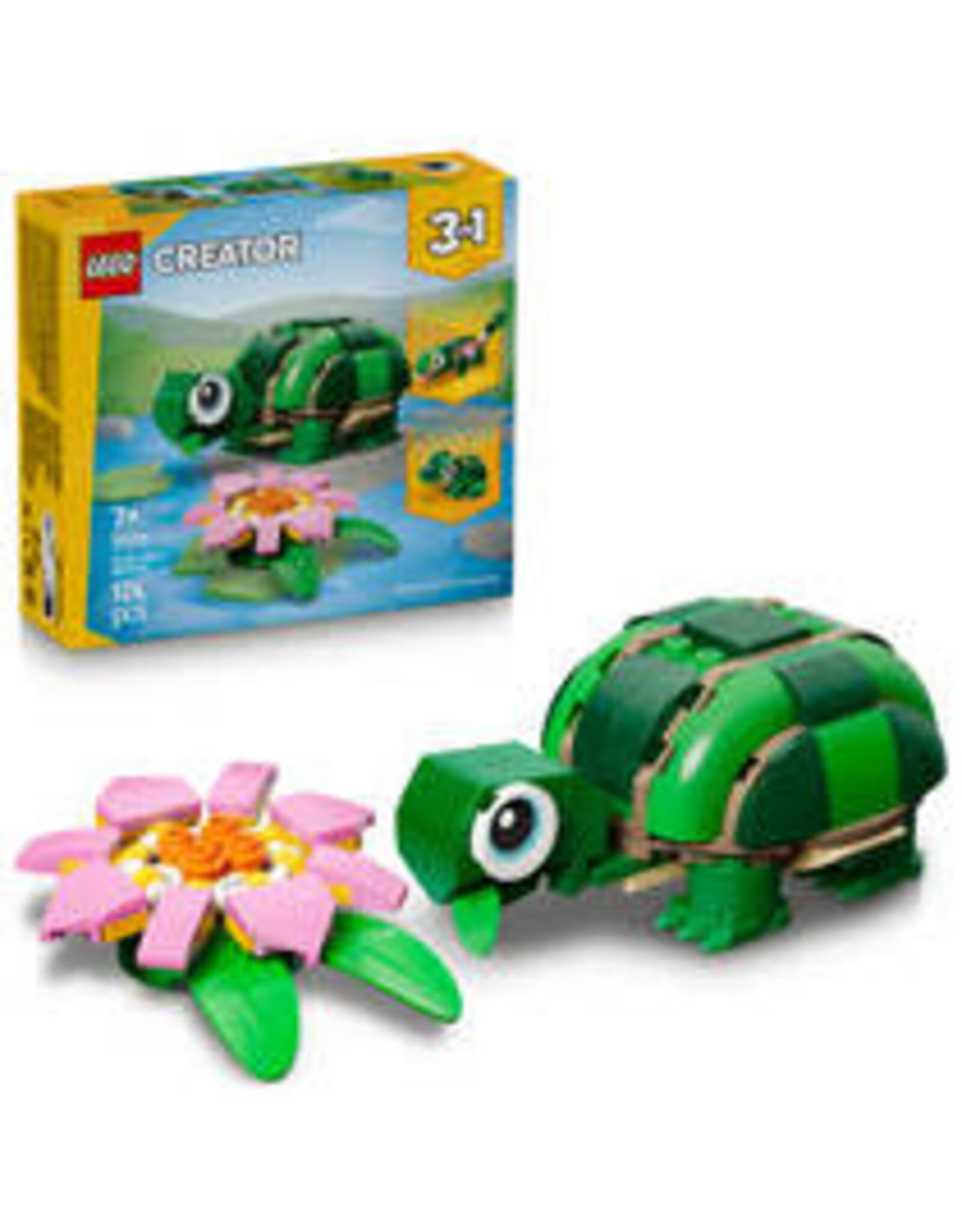 Lego Creator LEGO Creator 3-in-1 schildpad met waterlelie 31377