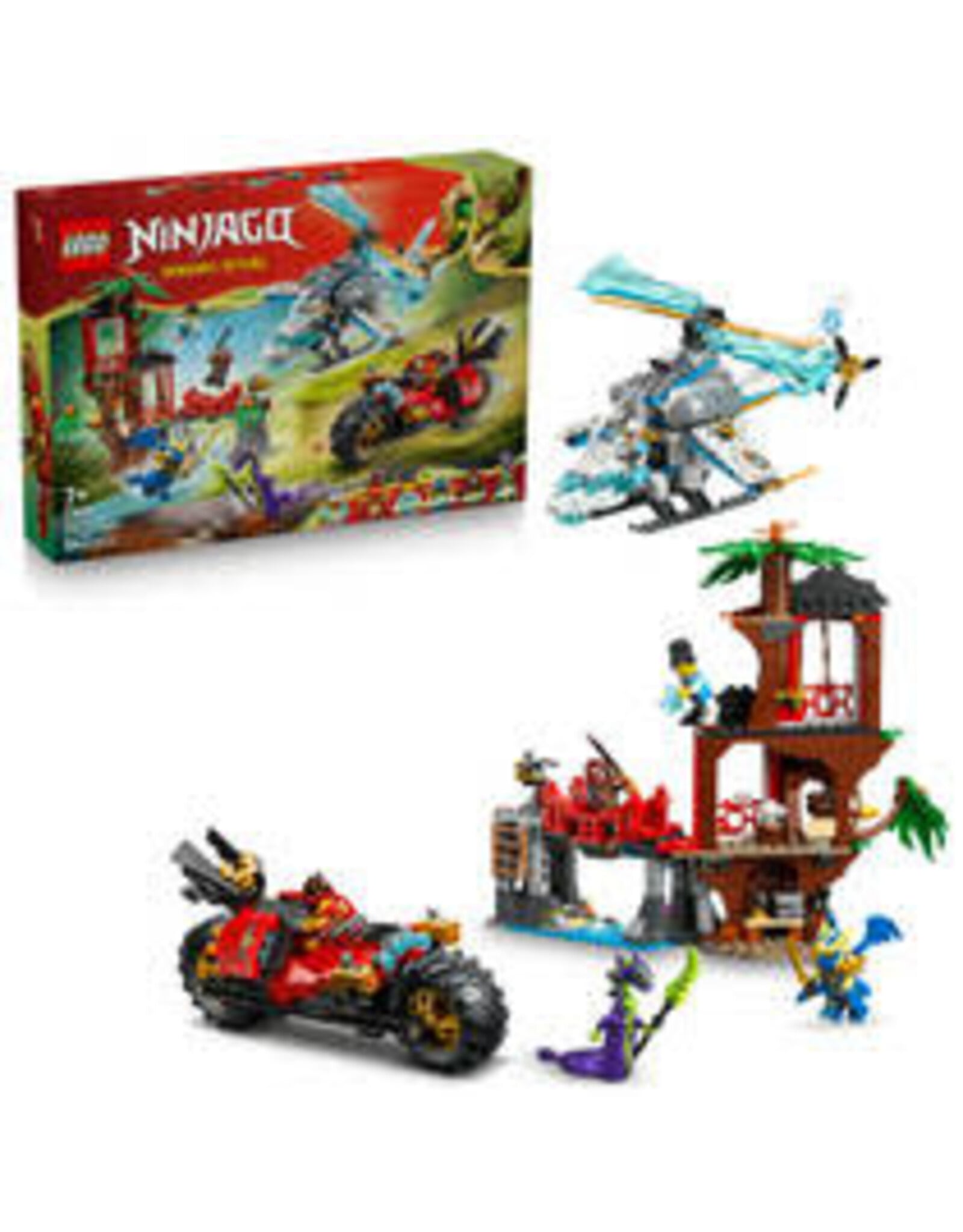 Lego Ninjago LEGO NINJAGO ninjavoertuigen bij de boomhut 71857