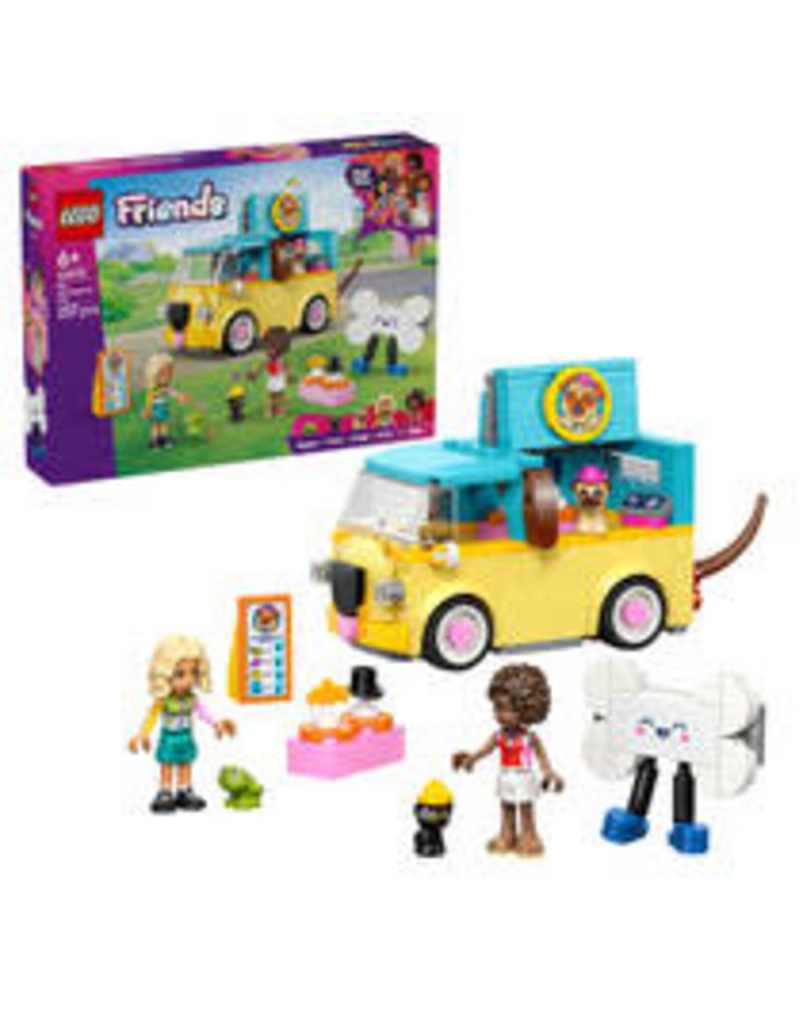 Lego Friends LEGO Friends bestelwagen met dierenaccessoires 42678