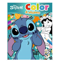 Disney Stitch Color kleurboek & stickers