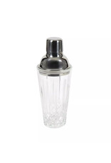 Cocktailshaker diamond glas 22x8,5cm