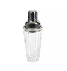 Cocktailshaker diamond glas 22x8,5cm