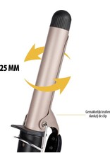 TRISTAR Krultang Tristar HD-2421 - Keramische coating - Warm binnen 60 seconden - Cool-touch handvat - 360º draaiende snoer - Ø 25 mm - Automatische uitschakeling - Zwart