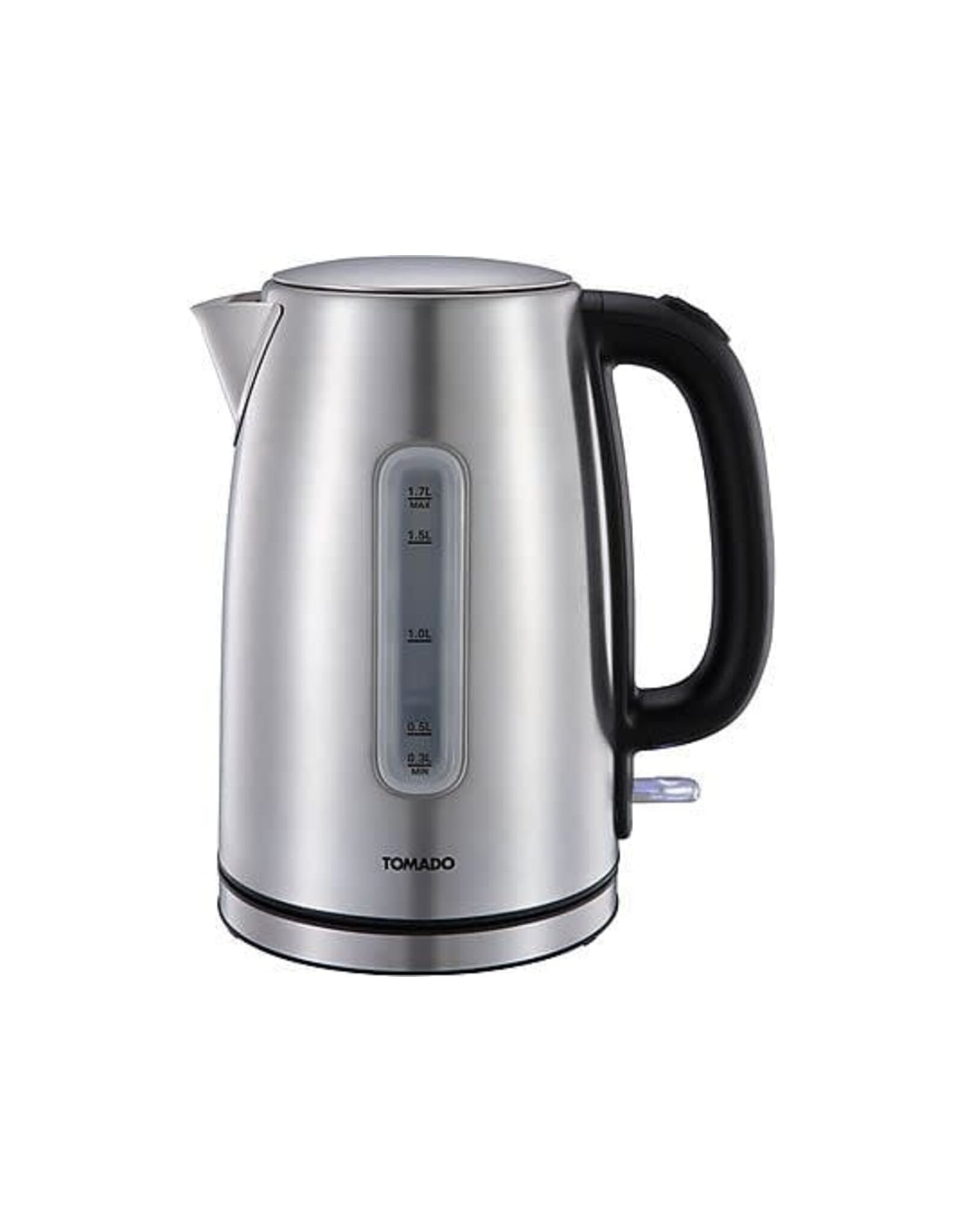 TOMADO TOMADO TWK1709S RVS Waterkoker - 1,7 liter inhoud - 2200W - Kalkfilter - Waterniveau indicator - Zilver