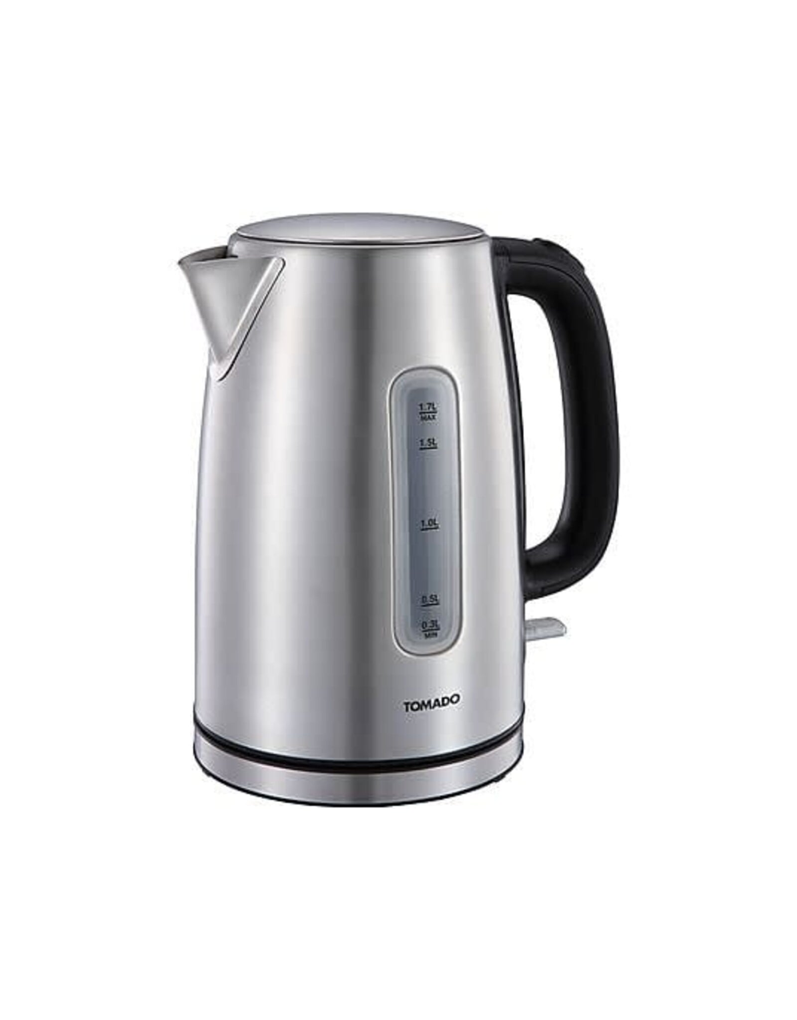 TOMADO TOMADO TWK1709S RVS Waterkoker - 1,7 liter inhoud - 2200W - Kalkfilter - Waterniveau indicator - Zilver