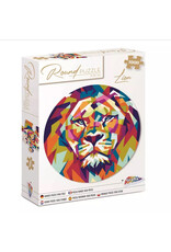 Grafix Ronde Puzzel Leeuw 1000 stukjes