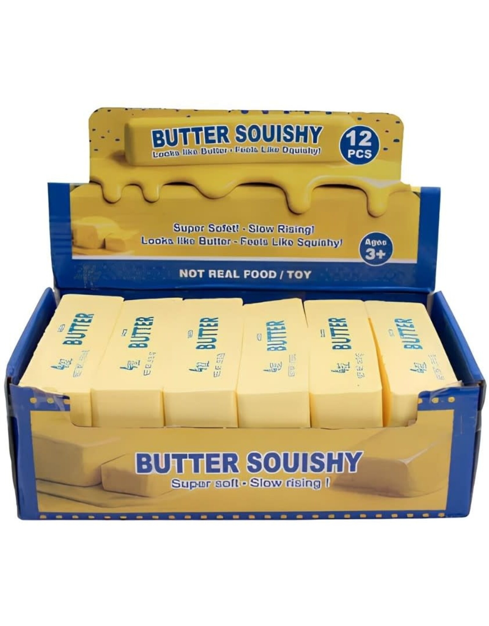 Butter Squishy - Squeeze Boterstaaf 1 stuk 14cm
