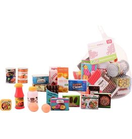 JOHNTOYS HOME AND SHOPPING SUPERMARKT ACCESOIRES 18 STUKS