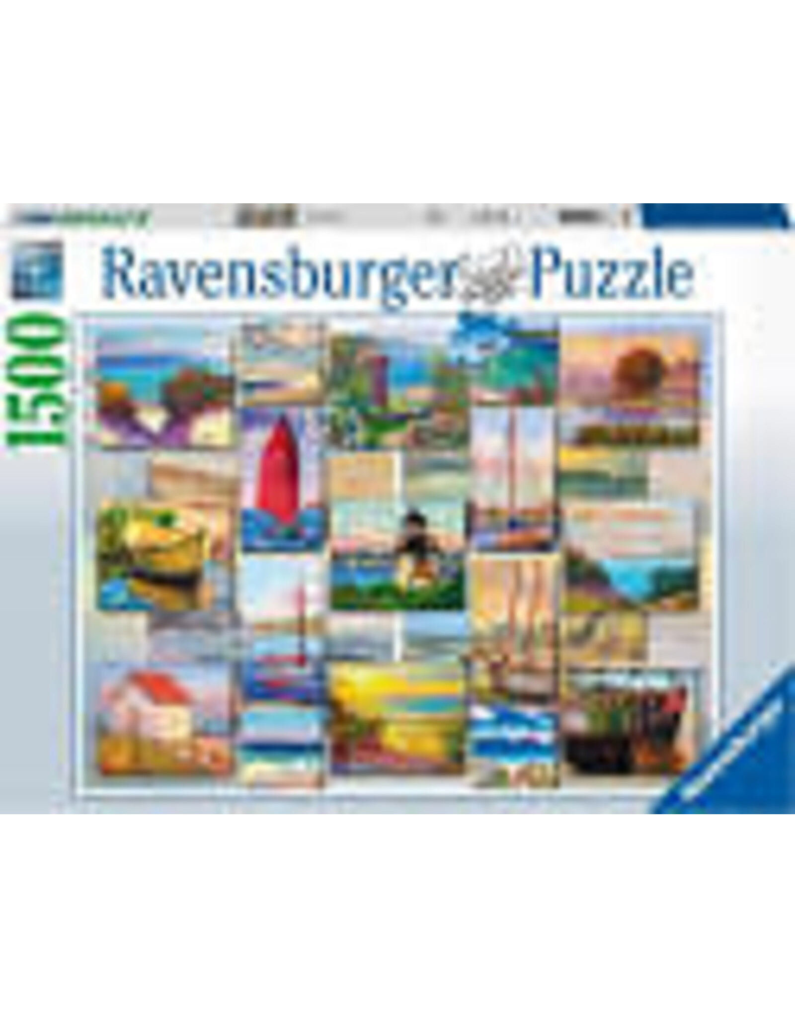 RAVENSBURGER Ravensburger Puzzel  Kust Collage - 1500 Stukjes