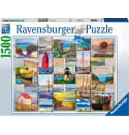 RAVENSBURGER Ravensburger Puzzel  Kust Collage - 1500 Stukjes