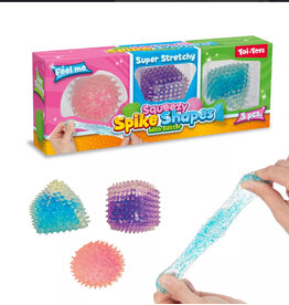 TOI TOYS Knijpfiguren geometrisch 4cm 3st
