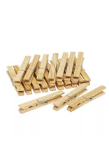 Jumbo wasknijpers hout pak a 20 stuks