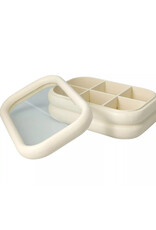 Theedoos hout afgerond 23x15cm