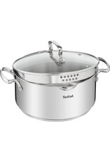 TEFAL Tefal Duetto Kookpan Rond 18 cm- Roestvrijstaal Met Deksel