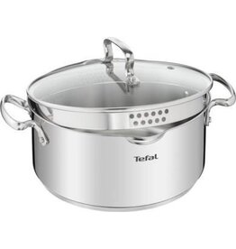 TEFAL Tefal Duetto Kookpan Rond 18 cm- Roestvrijstaal Met Deksel