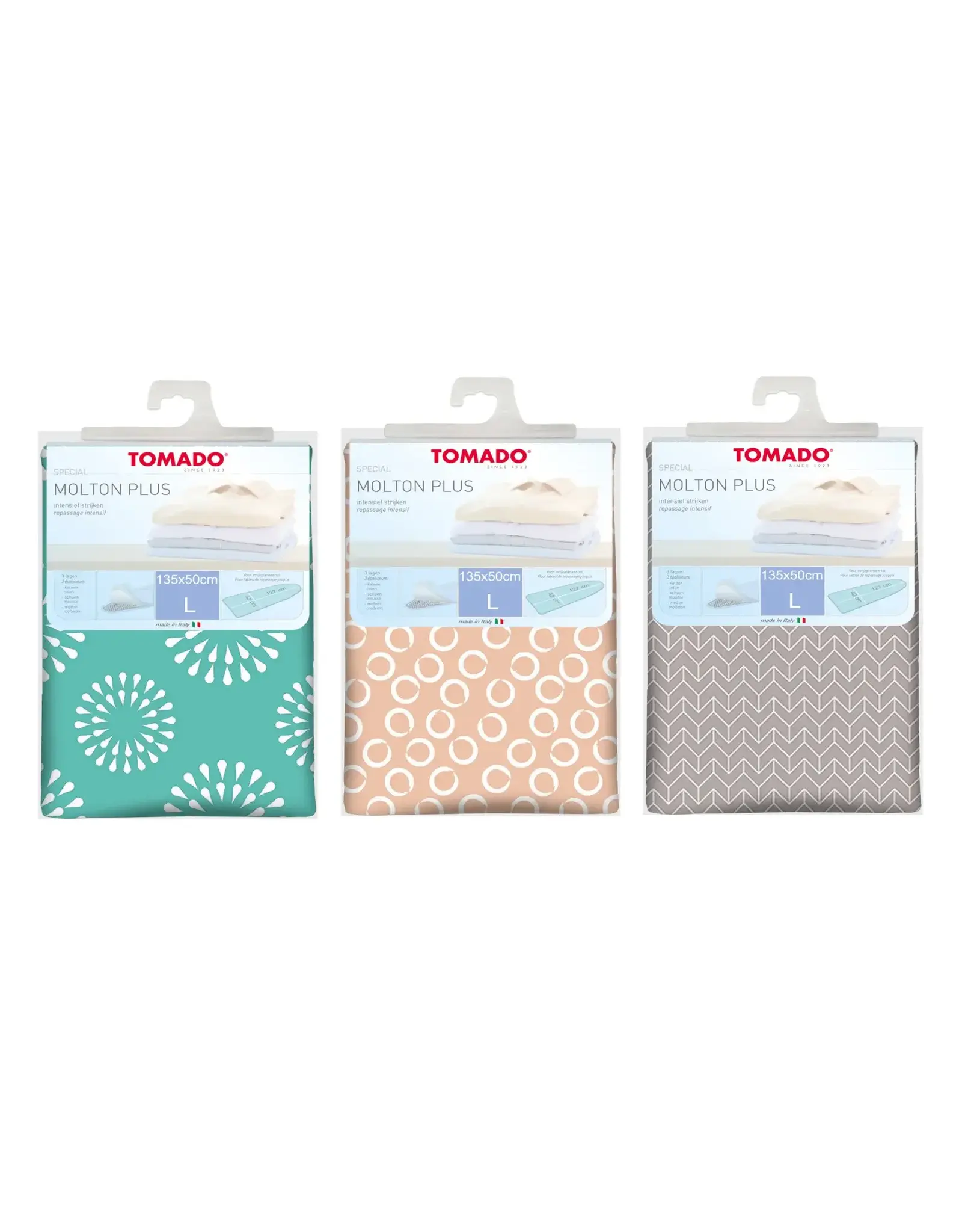 TOMADO TOMADO STRIJKDKN MOLTON 135x50