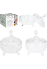 EXCELLENT HOUSEWARE Bonbonniere Glas 200ml in showdoos
