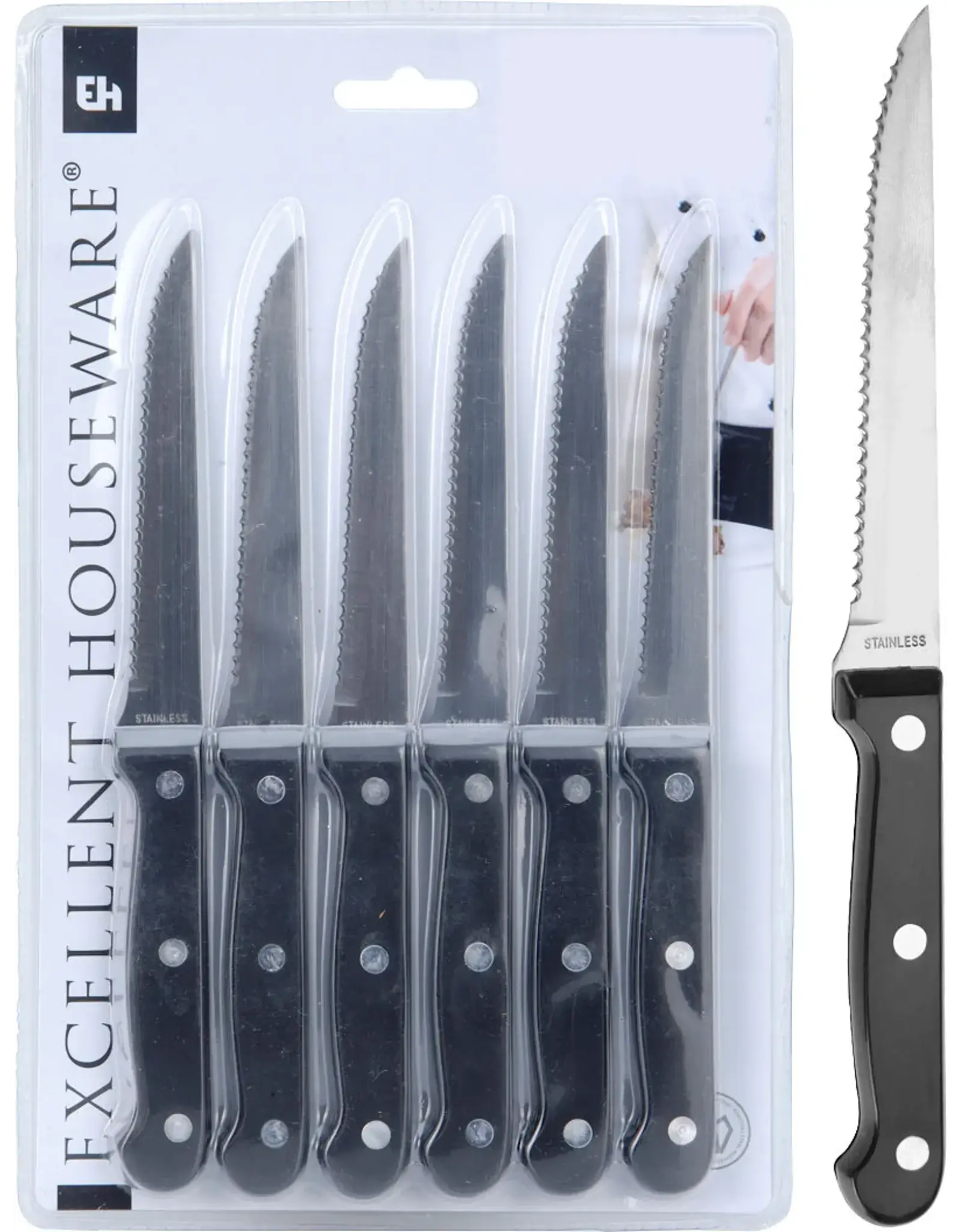 EXCELLENT HOUSEWARE EH Steakmessen set 6-delig