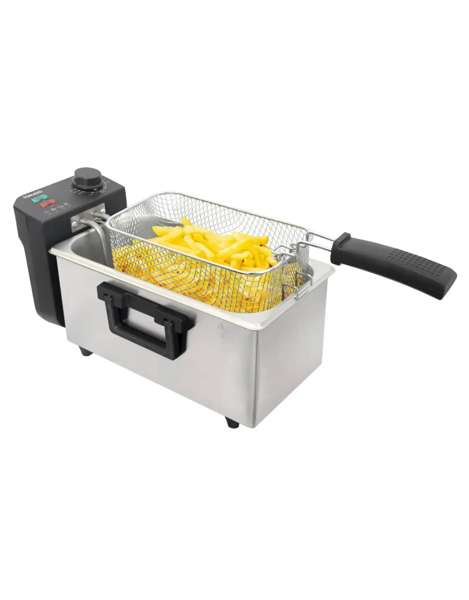 TOMADO Tomado Frituurpan - 3 liter inhoud - Koude zone - RVS