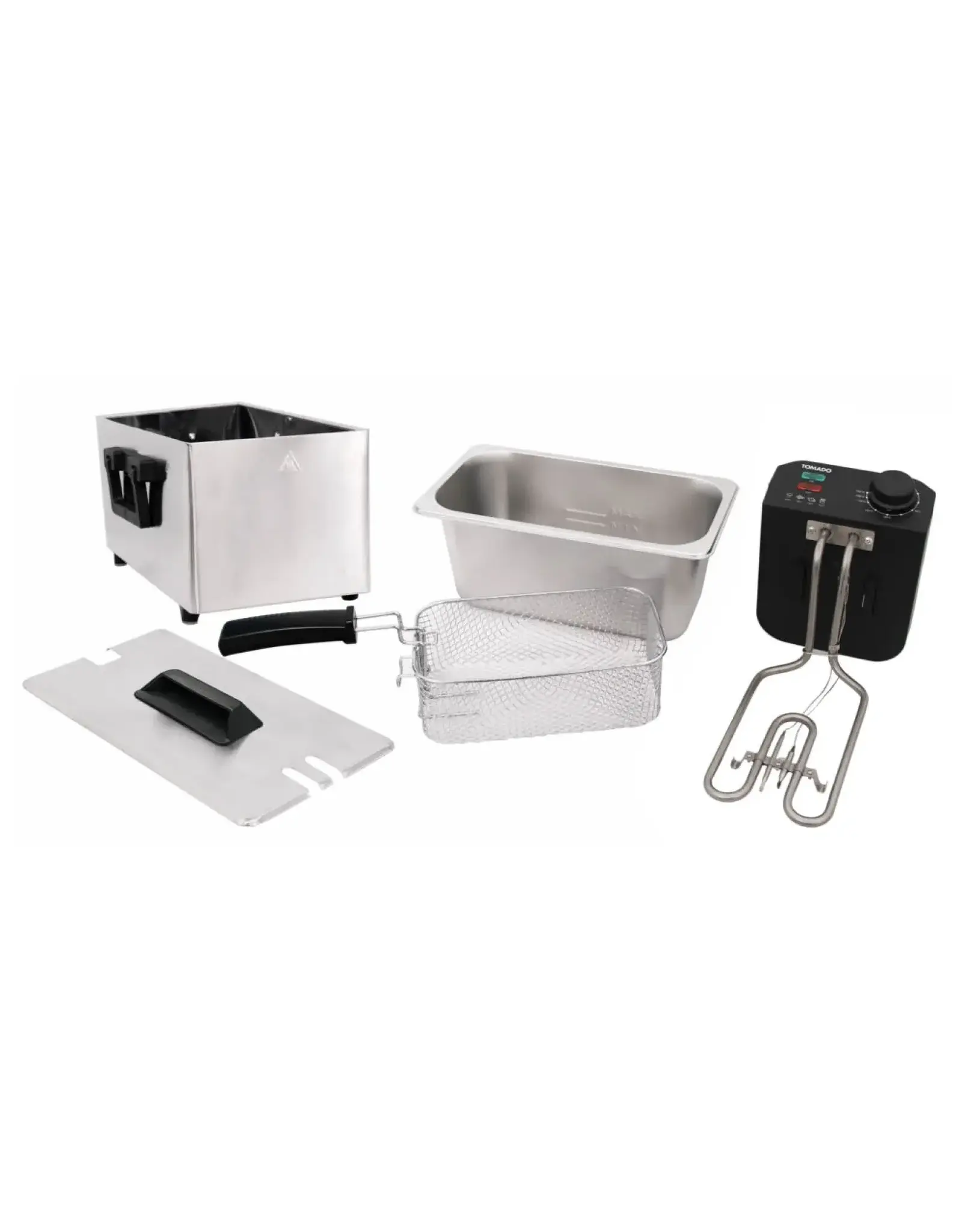 TOMADO Tomado Frituurpan - 3 liter inhoud - Koude zone - RVS