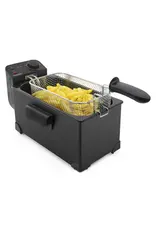 TOMADO Tomado Frituurpan - 3 liter inhoud - Koude zone - Zwart