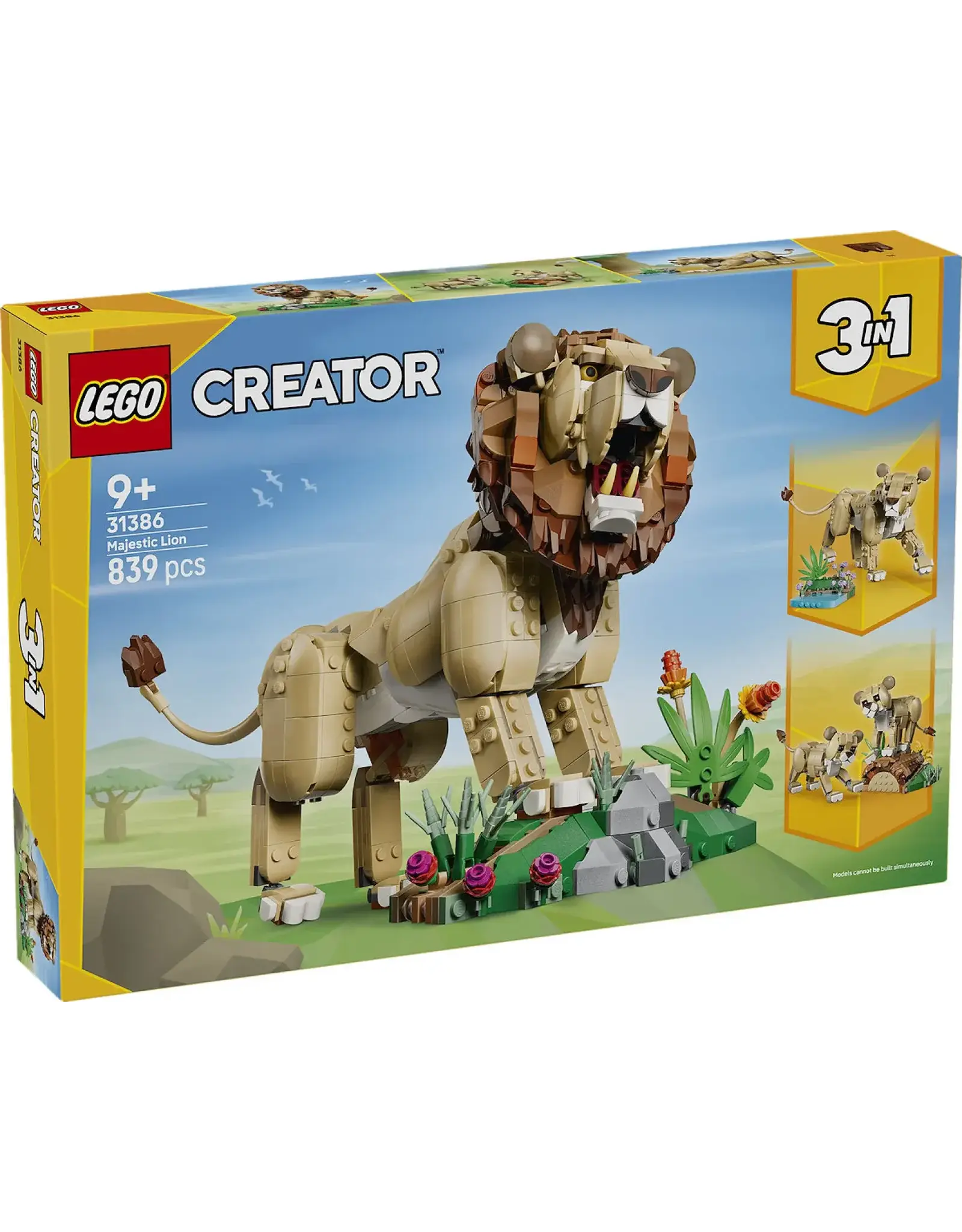 Lego Creator LEGO CREATOR Wilde dieren: majestueuze leeuw