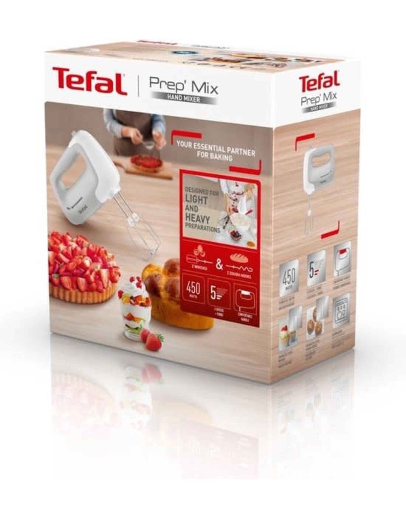 TEFAL Tefal Prep'Mix HT450B - Handmixer