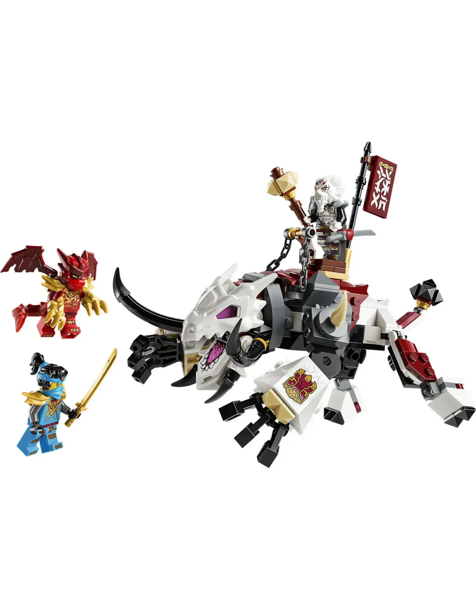 Lego Ninjago LEGO Ninjago Zilvar en Grimtak het Drakenbeest