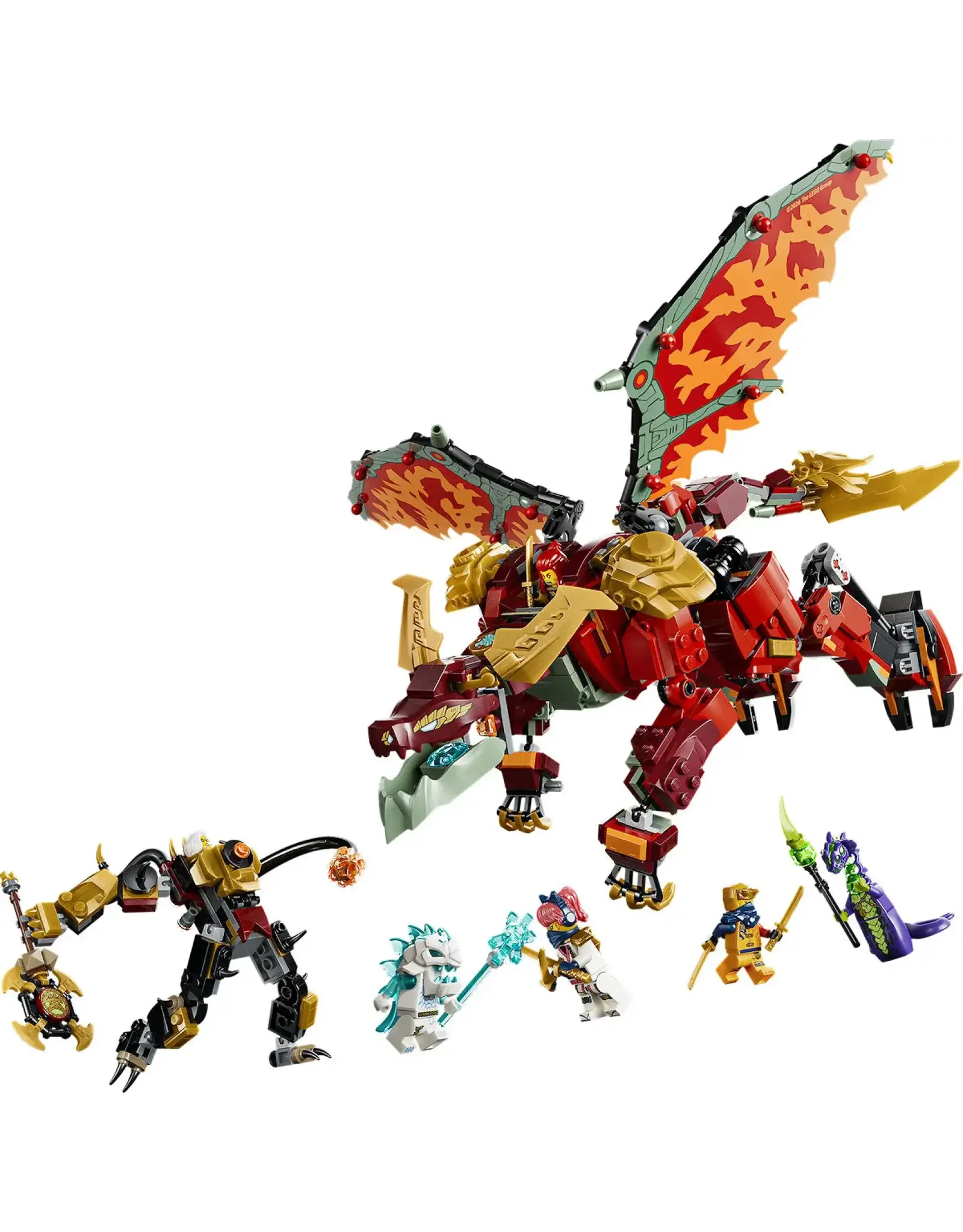 Lego Ninjago LEGO Ninjago Wyldfyre's transformerende drakenmecha