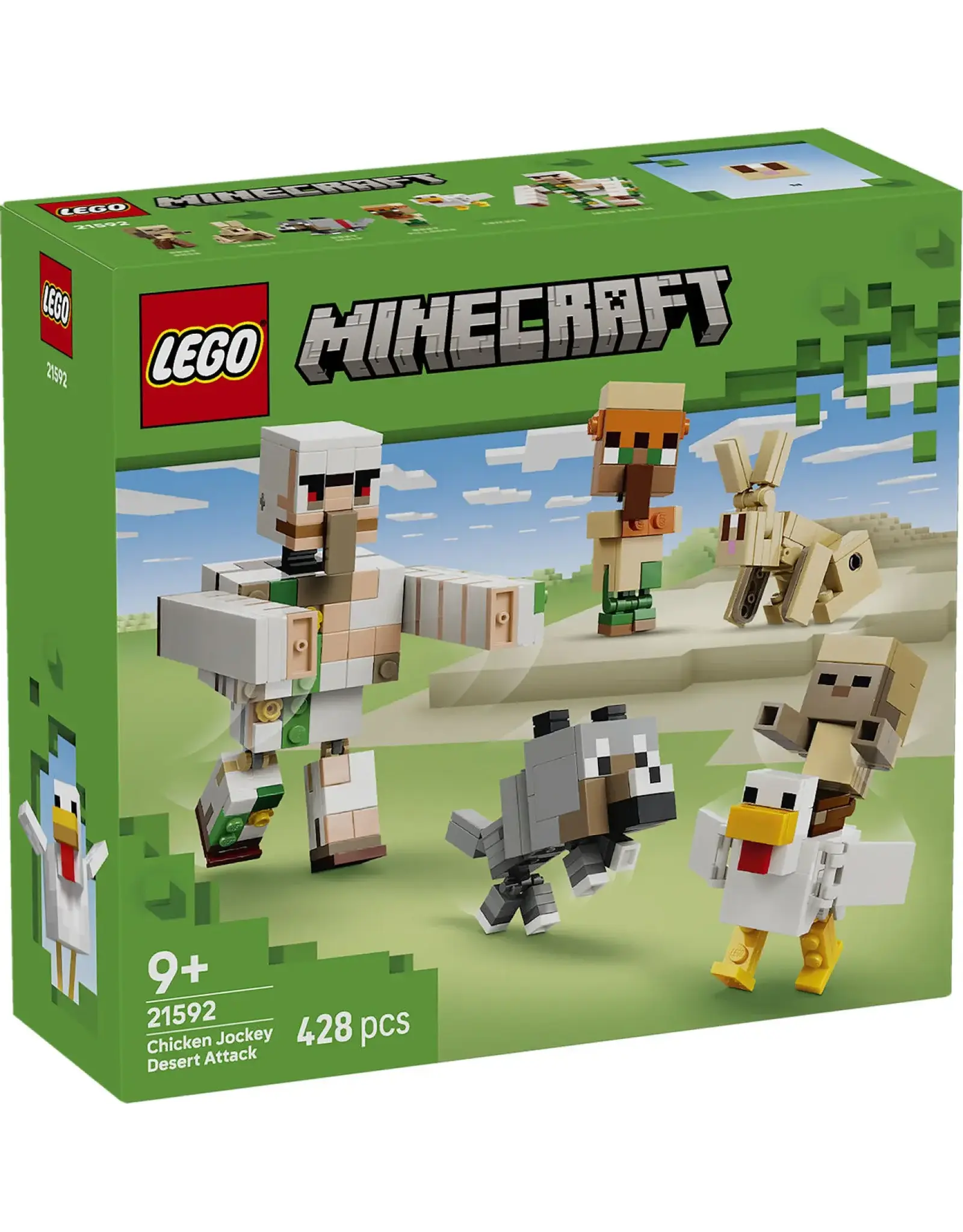 Lego Minecraft LEGO Minecraft Kipberijder woestijnaanval