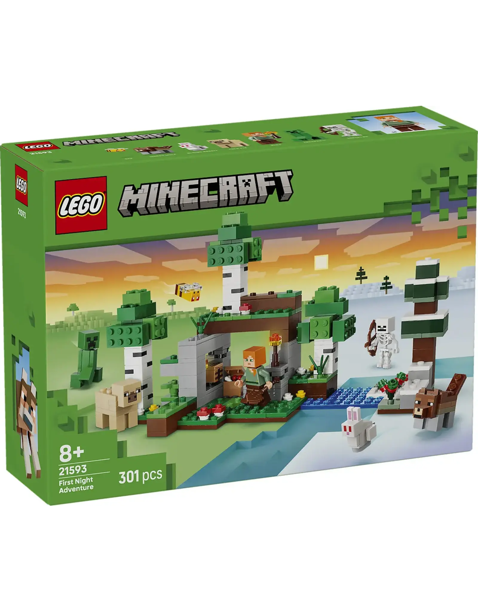 Lego Minecraft LEGO Minecraft Eerste nacht-avontuur