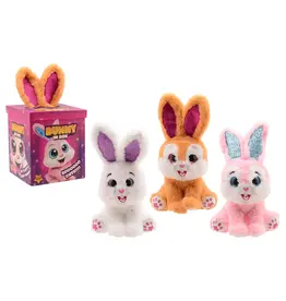 Plush & Play - Surprise konijn in doos 3 assorti