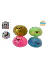 MERKLOOS Squishy sugar dumpling 9cm in stoommand 4ass kleur 10cm