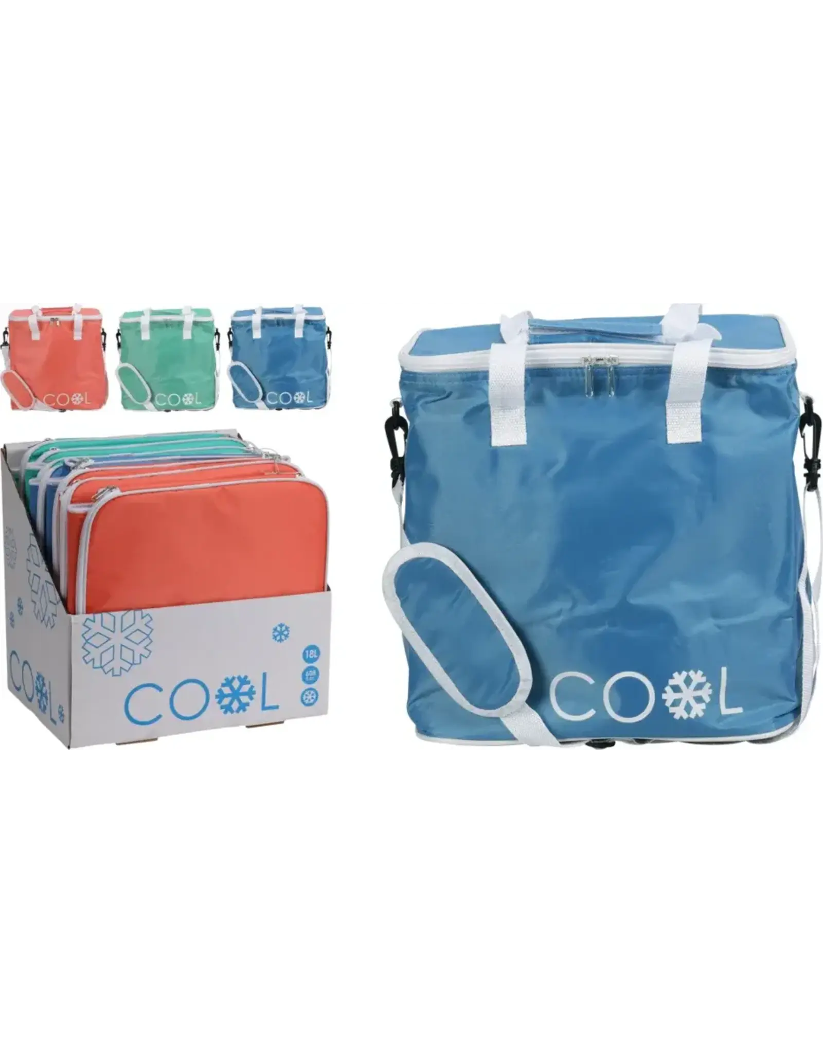 COOLER Koeltas 18 liter assorti kleur