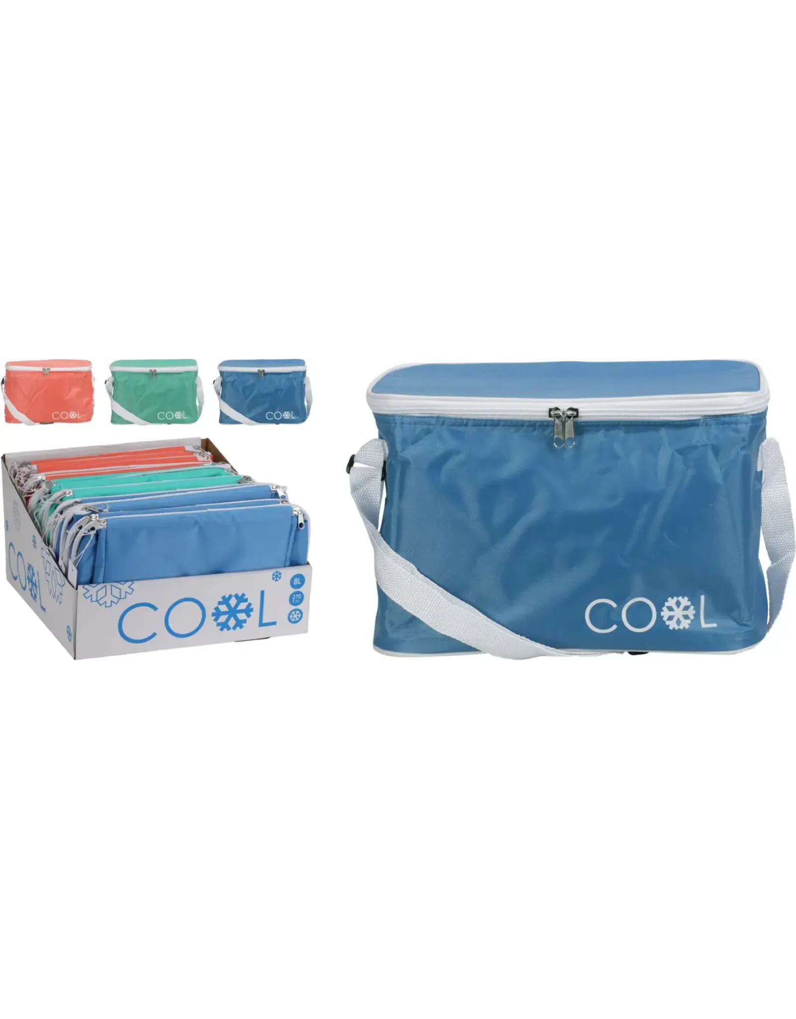 COOLER Koeltas 8 liter assorti kleur