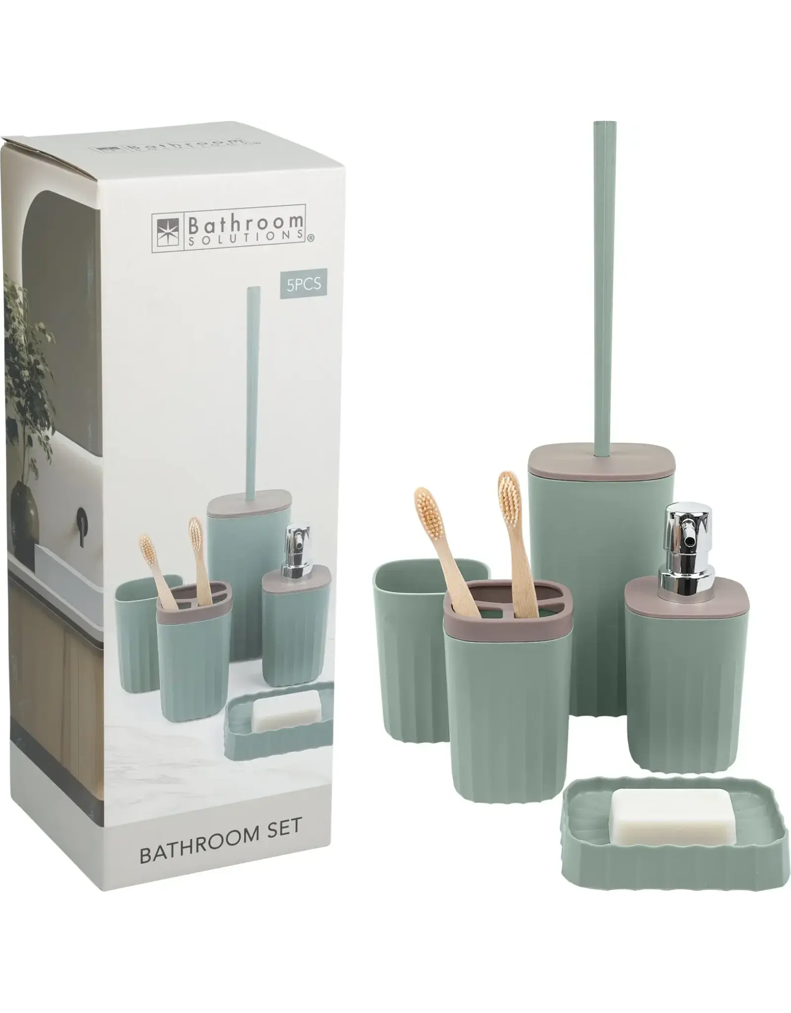 bathroom solutions Badkametset 5-delig groen