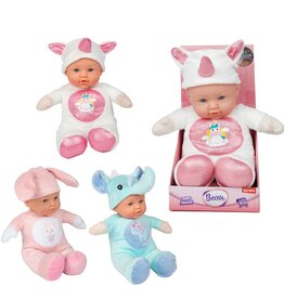 baby beau Zachte babypop in dierenpakje