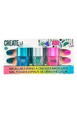 CREATE IT Create it! Beauty Nagellak Glitter, 3st.