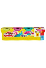 PLAY-DOH Play-Doh vibrant colours 4 pack new