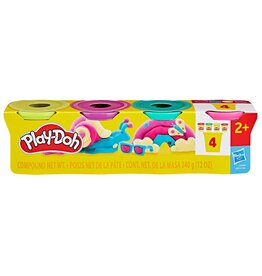 PLAY-DOH Play-Doh vibrant colours 4 pack new