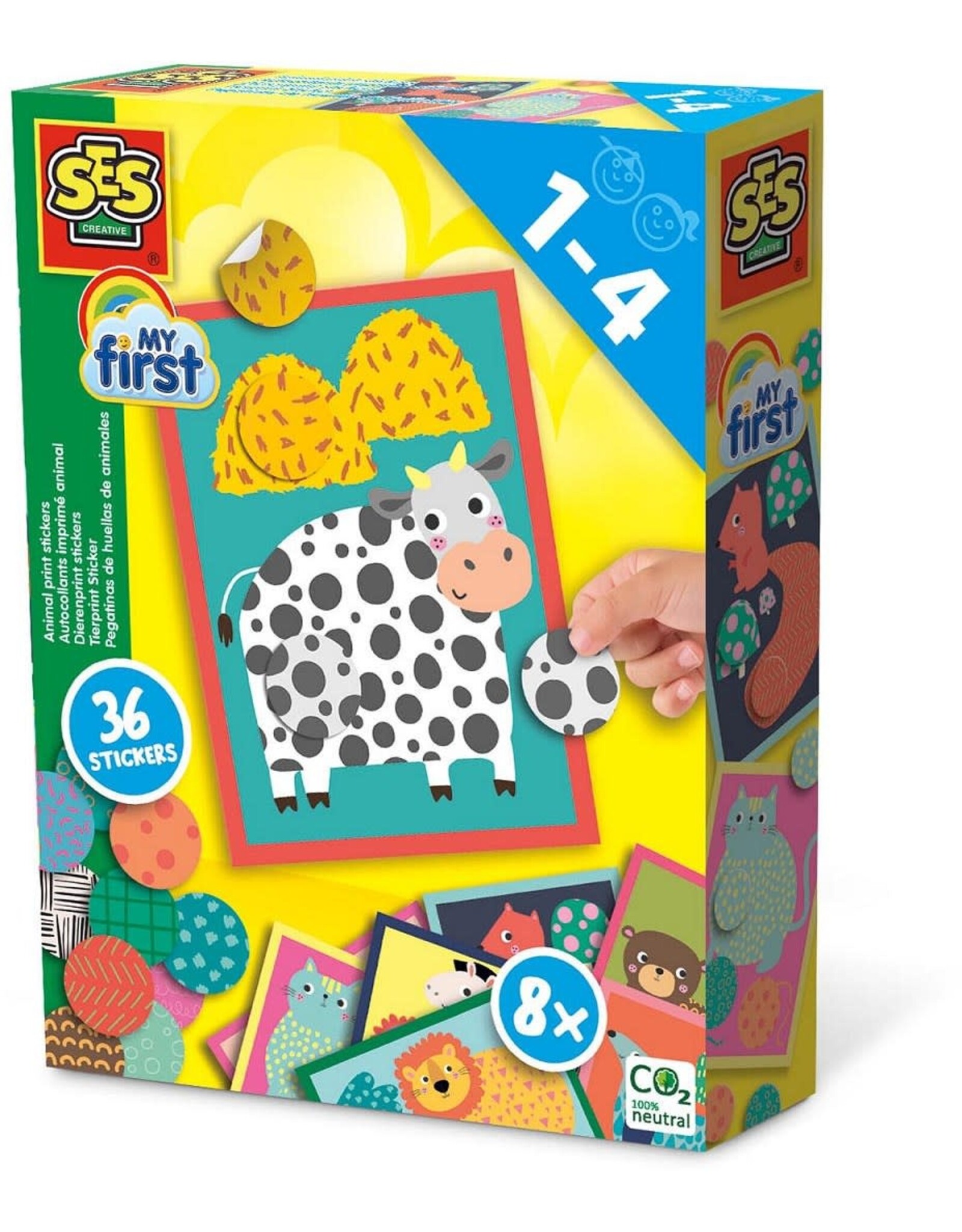 ses creative SES MY FIRST DIERENPRINT STICKERS