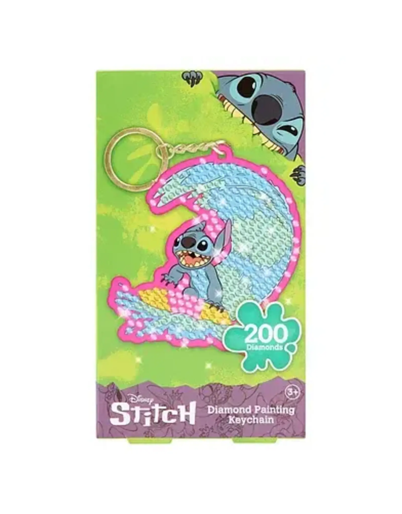DISNEY Stitch Diamond Painting Sleutelhanger